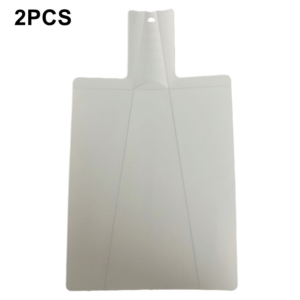 2Pcs Foldable Cutting Board PP Shovel Shape Non-slip Chopping Board (BPA Free, No FDA) 2Pcs Foldable Cutting Board PP Shovel Shape Non-slip Chopping Board (BPA Free, No FDA)